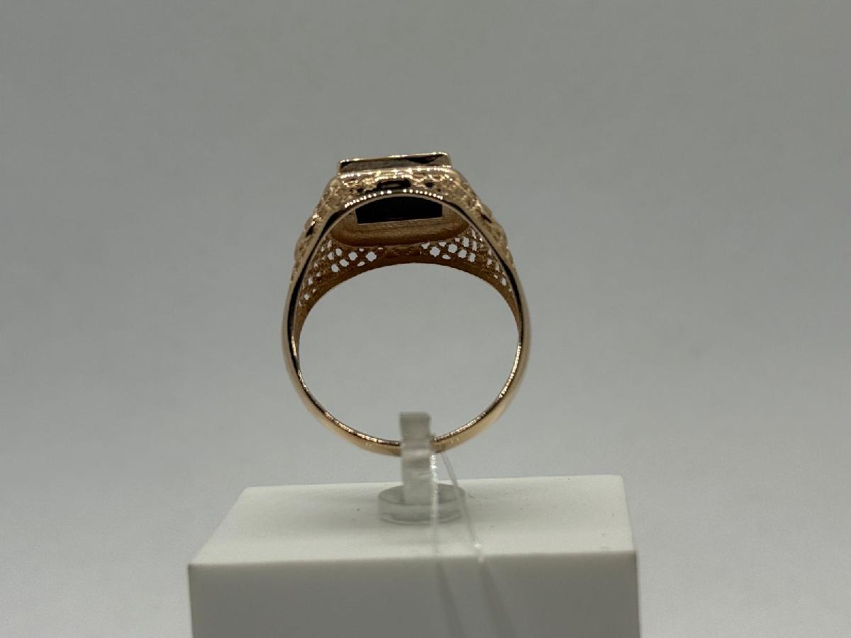 КОЛЬЦО ПЕЧАТКА с камнем (Au 585)