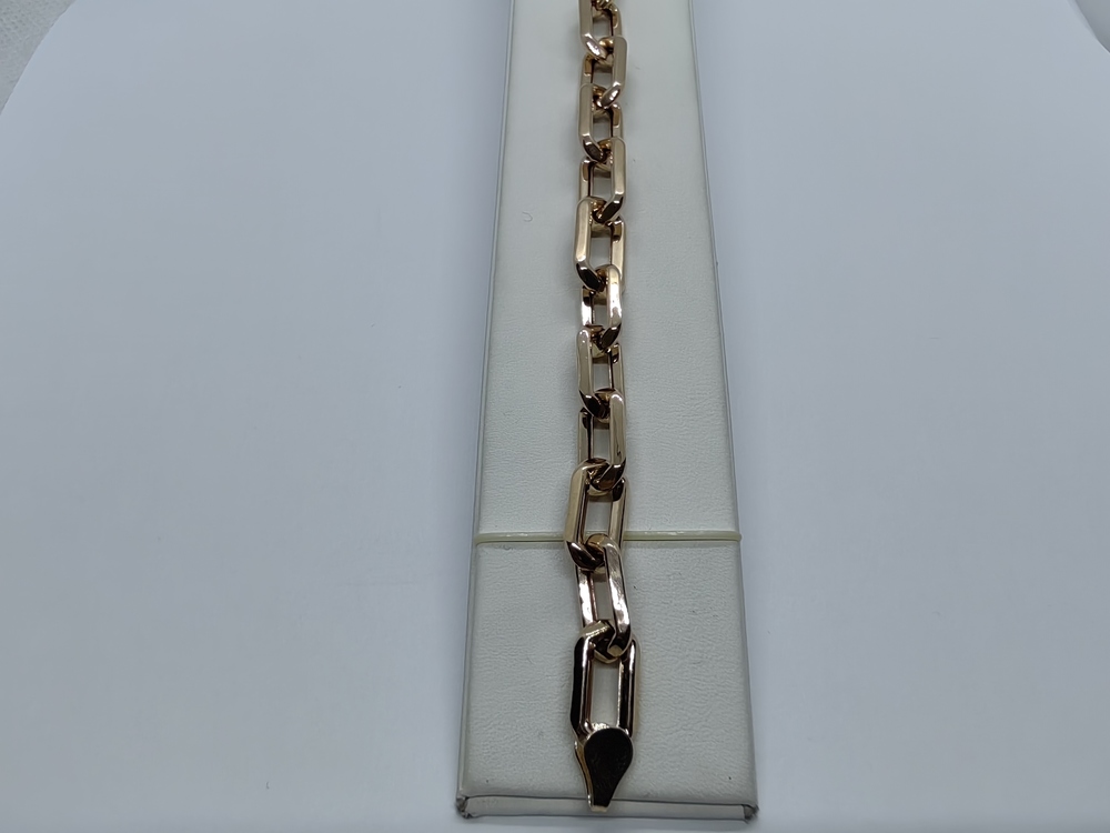 БРАСЛЕТ ПУСТОТЕЛЫЙ Якорное (Au 585)