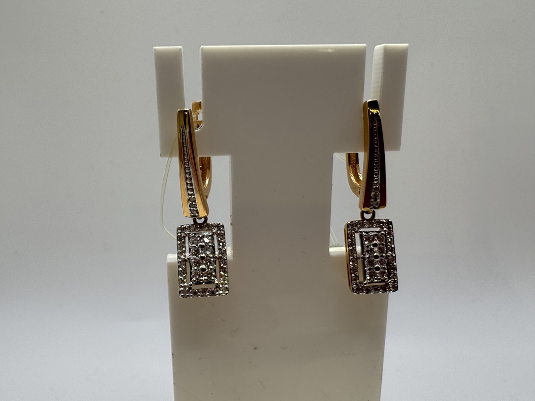 СЕРЬГИ БРИЛЛИАНТ (Au 585)