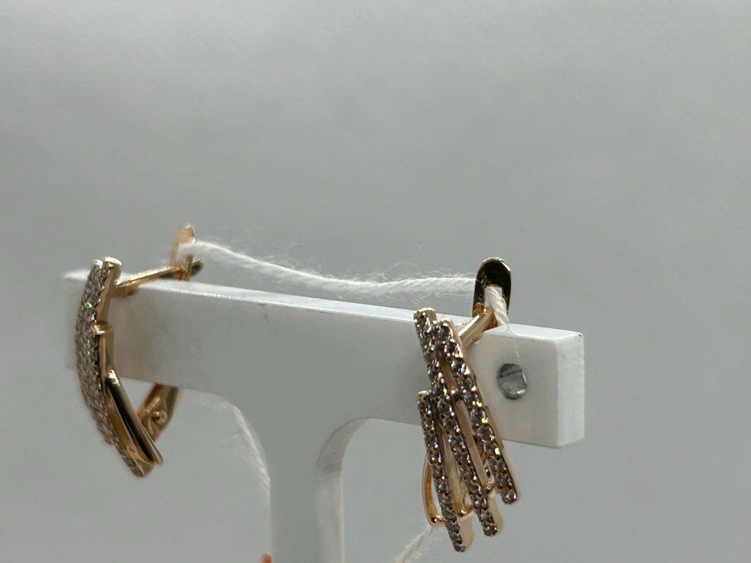 СЕРЬГИ С КАМНЯМИ (Au 585)