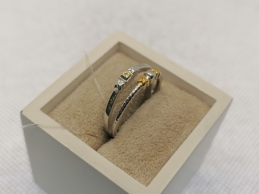 КОЛЬЦО БРИЛЛИАНТ (Ag 925)