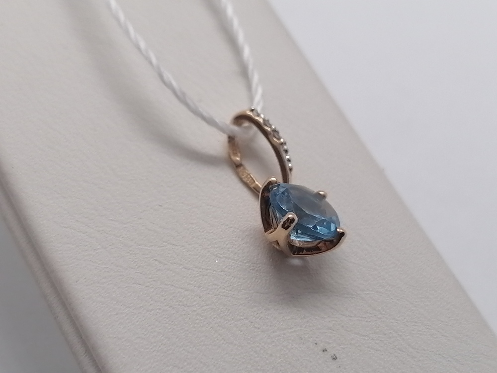 ПОДВЕСКА С КАМНЯМИ (Au 585)