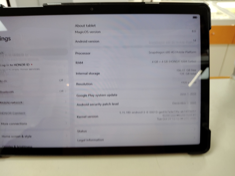 Планшет Honor Pad X8a 4/128 GB