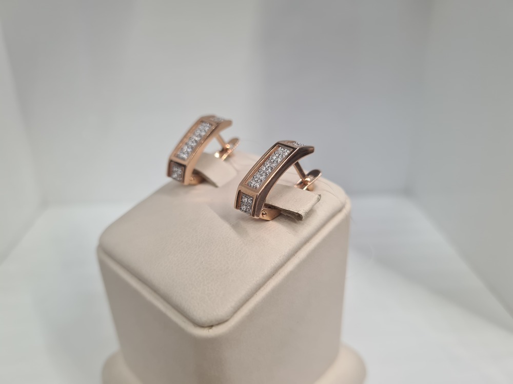 СЕРЬГИ С КАМНЯМИ (Au 585)