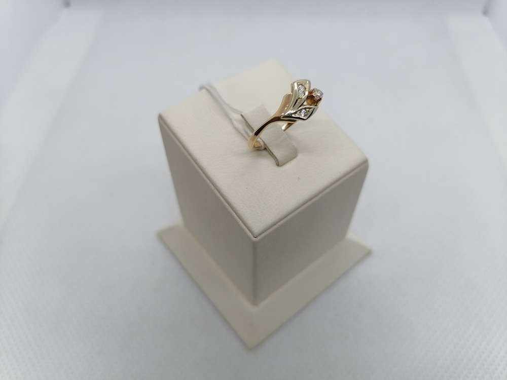КОЛКМИ585 КОЛЬЦО С КАМНЯМИ (Au 585)
