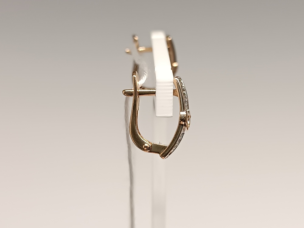 СКМИ585 СЕРЬГИ С КАМНЯМИ (Au 585)