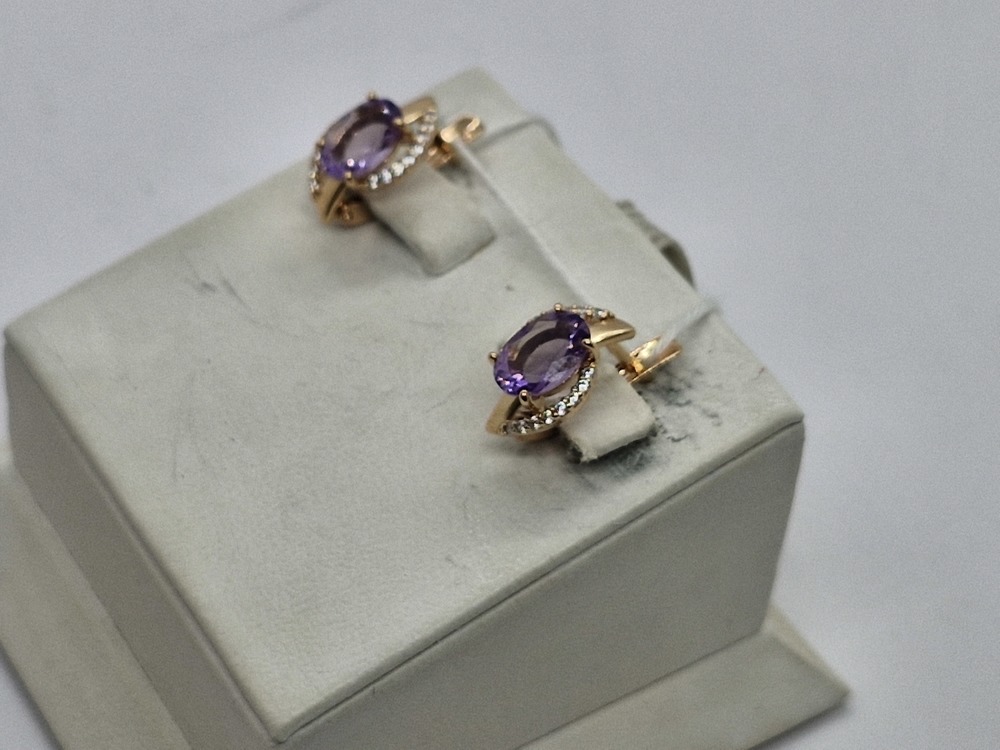 СКМИ375 СЕРЬГИ С КАМНЯМИ (Au 375) СКМИ375 СЕРЬГИ С КАМНЯМИ (Au 375)