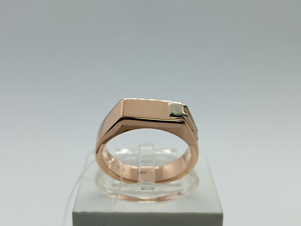 01-0039 КОЛЬЦО ПЕЧАТКА без камня (Au 585)