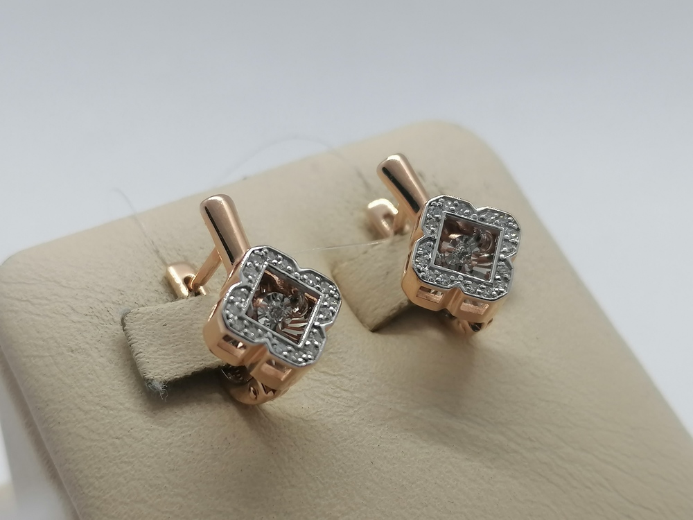 СЕРЬГИ БРИЛЛИАНТ (Au 585)