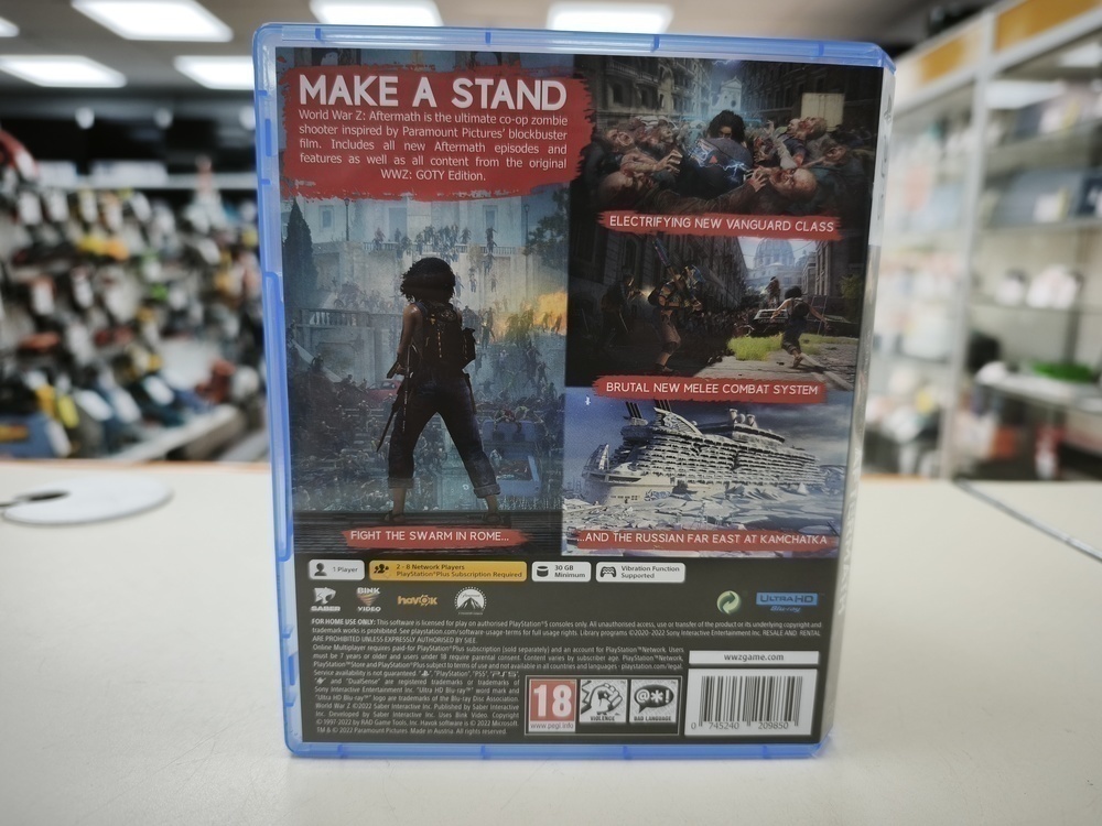 Игра Playstation 5 World War Z