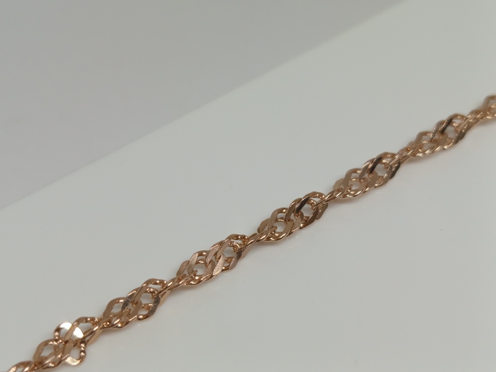 БРАСЛЕТ ПОЛНОВЕСНЫЙ Сингапур Au 585