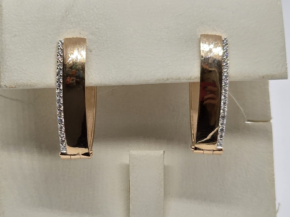 СЕРЬГИ С КАМНЯМИ (Au 585)