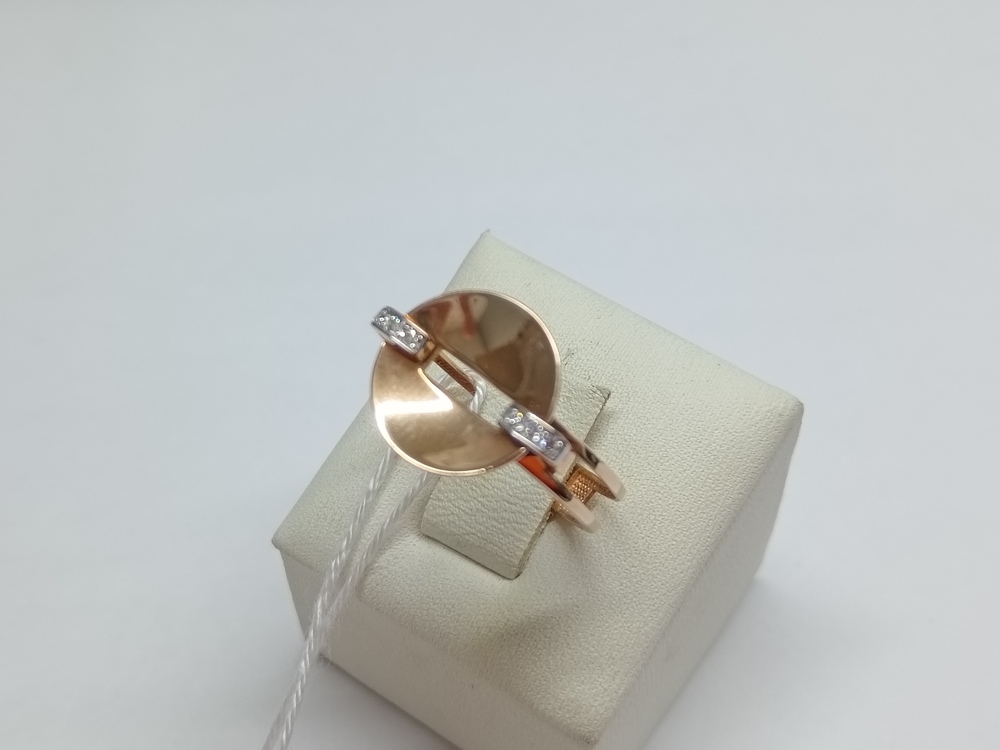 КОЛЬЦО С КАМНЯМИ (Au 585)