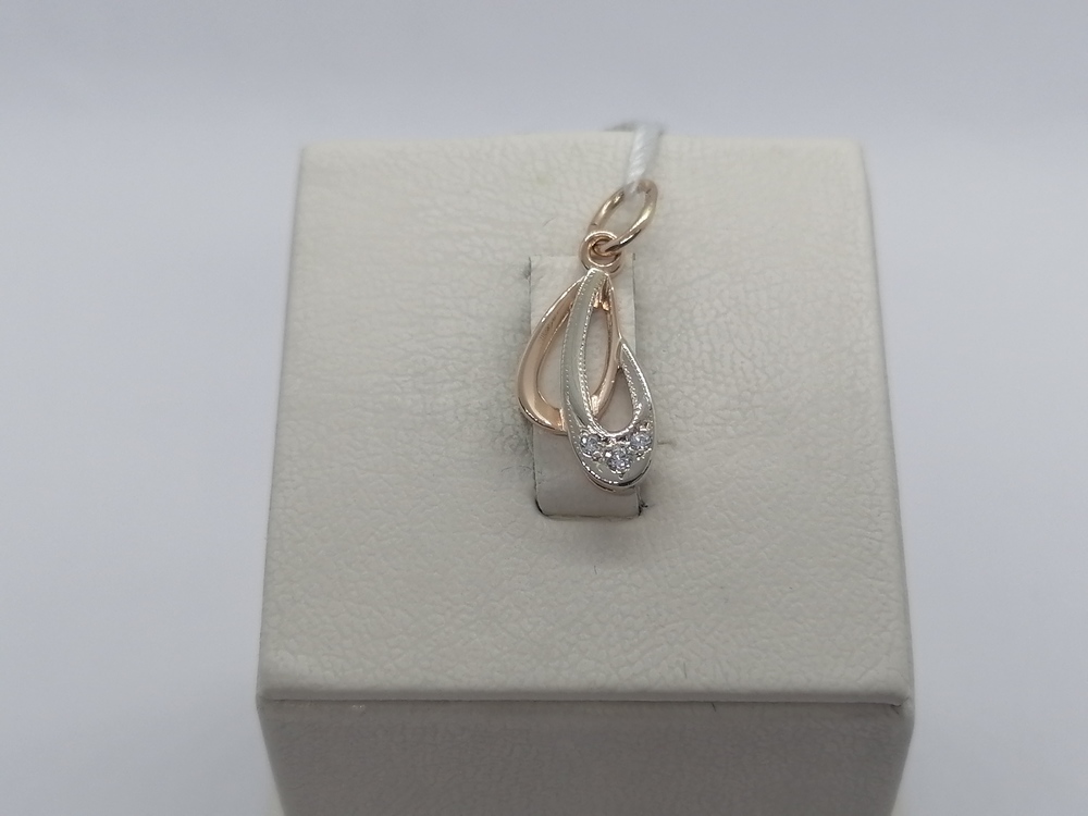 ПОДВЕСКА С КАМНЯМИ (Au 585)