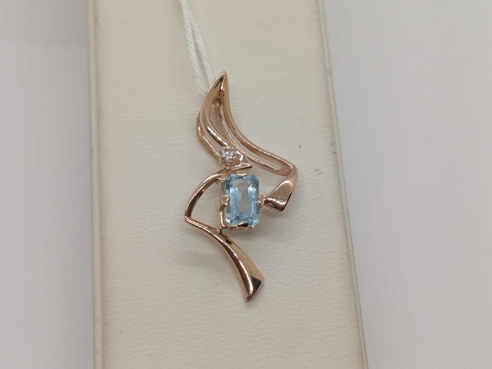 ПОДВЕСКА С КАМНЯМИ (Au 585)