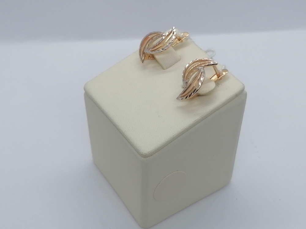 СЕРЬГИ БЕЗ КАМНЯ (Au 585)