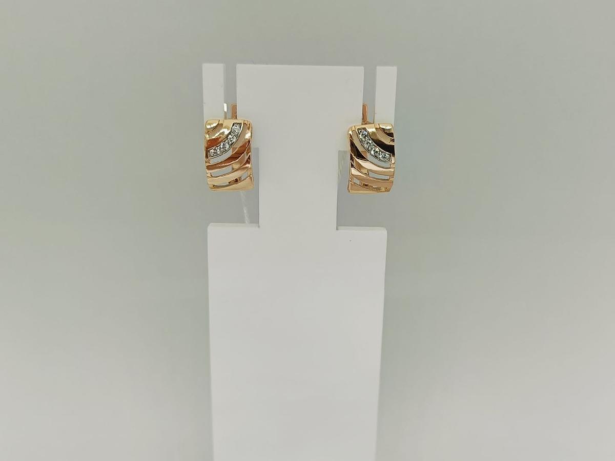 СЕРЬГИ С КАМНЯМИ (Au 585)