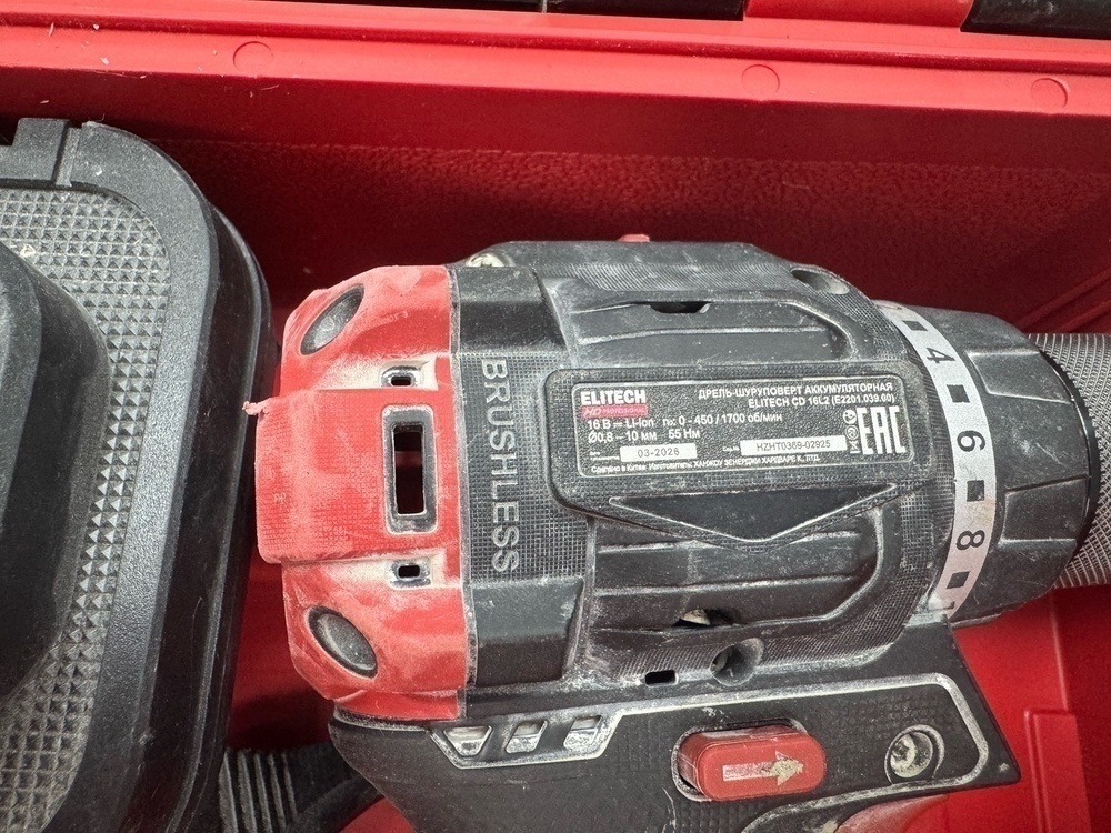 Шуруповерт Elitech CD 16L2