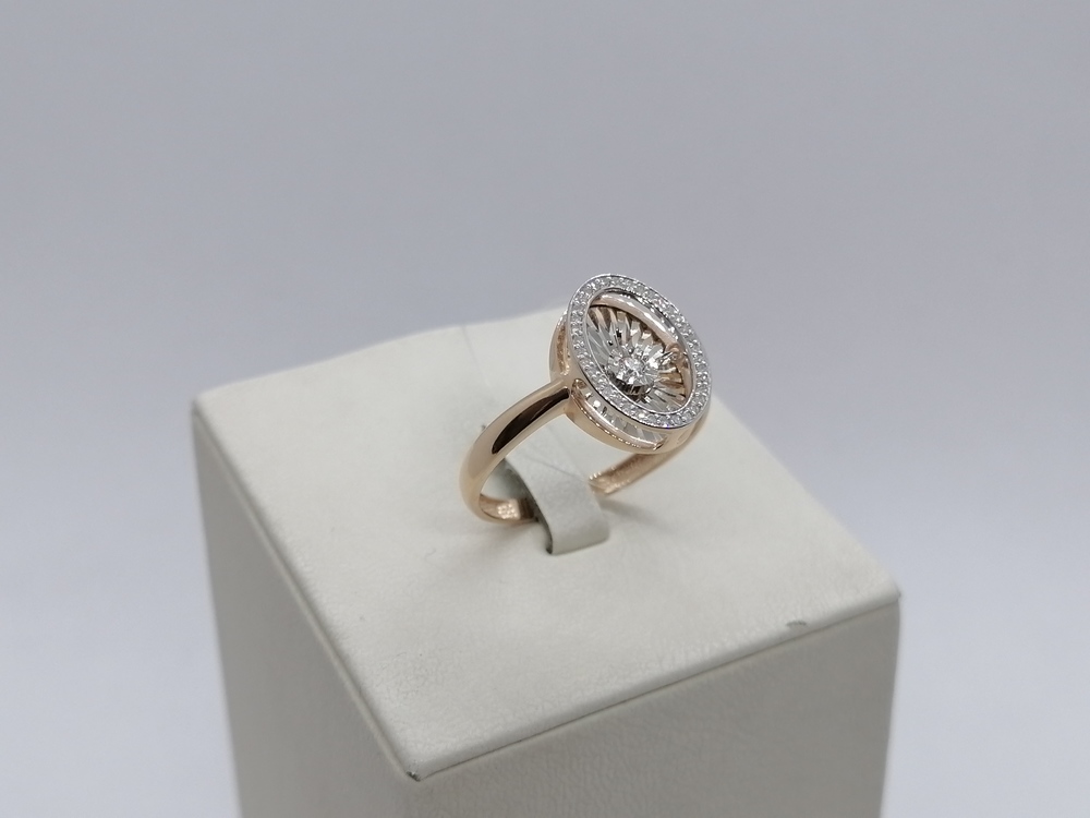 01-11-5498-31-00 КОЛЬЦО БРИЛЛИАНТ (Au 585)