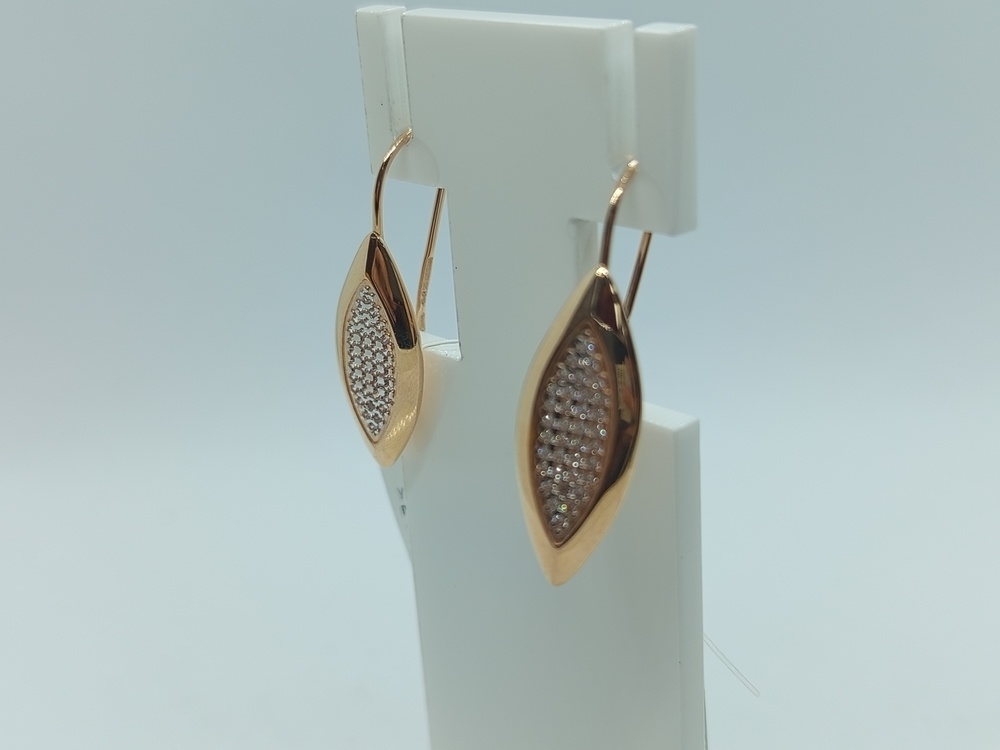 21049 СЕРЬГИ С КАМНЯМИ (Au 585)