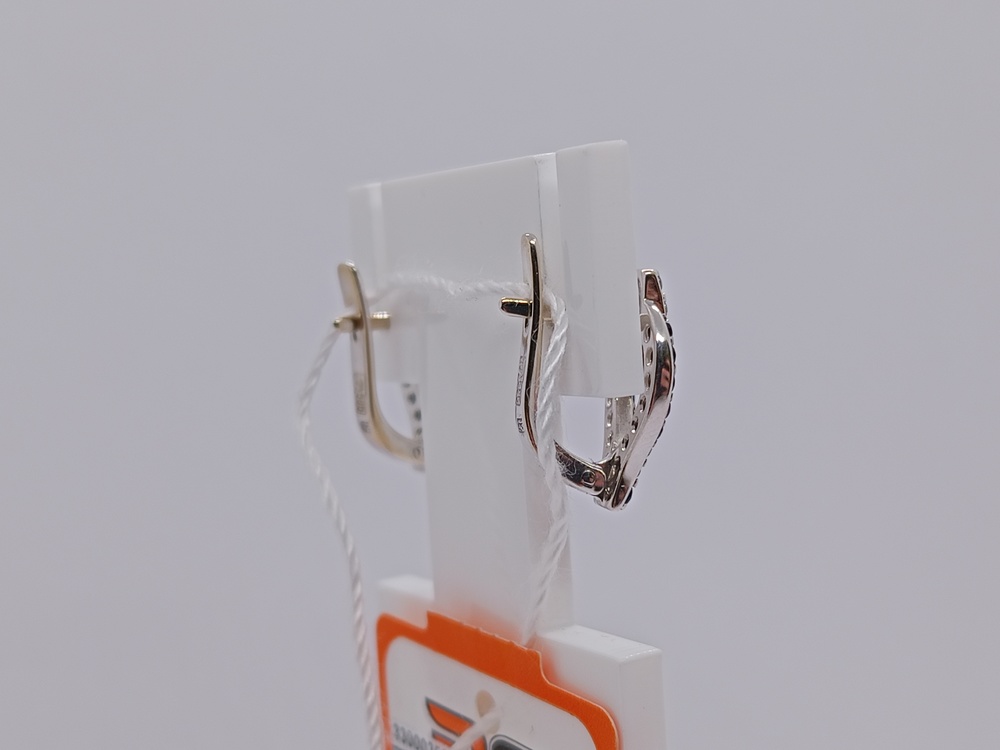 СКМИ585 СЕРЬГИ С КАМНЯМИ (Au 585)