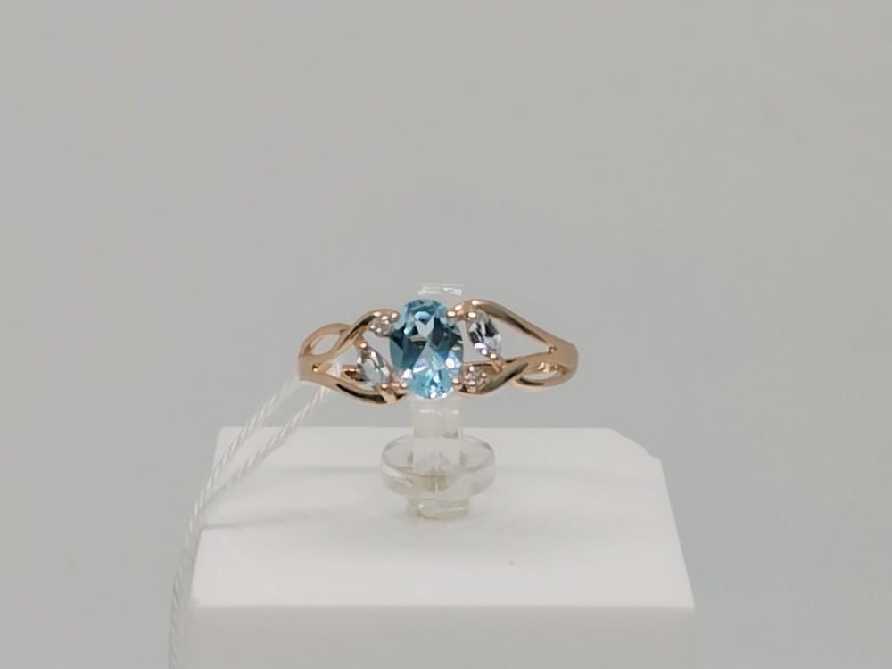 КОЛКМИ585 КОЛЬЦО С КАМНЯМИ (Au 585)