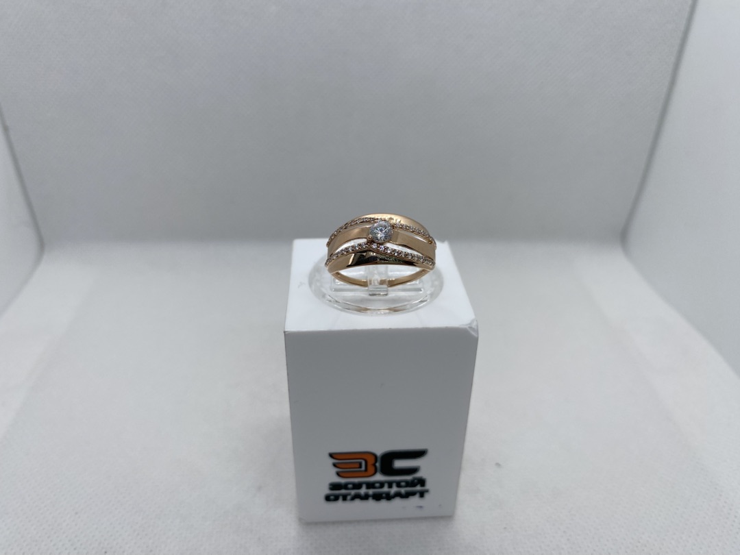 КОЛКМИ585 КОЛЬЦО С КАМНЯМИ (Au 585)