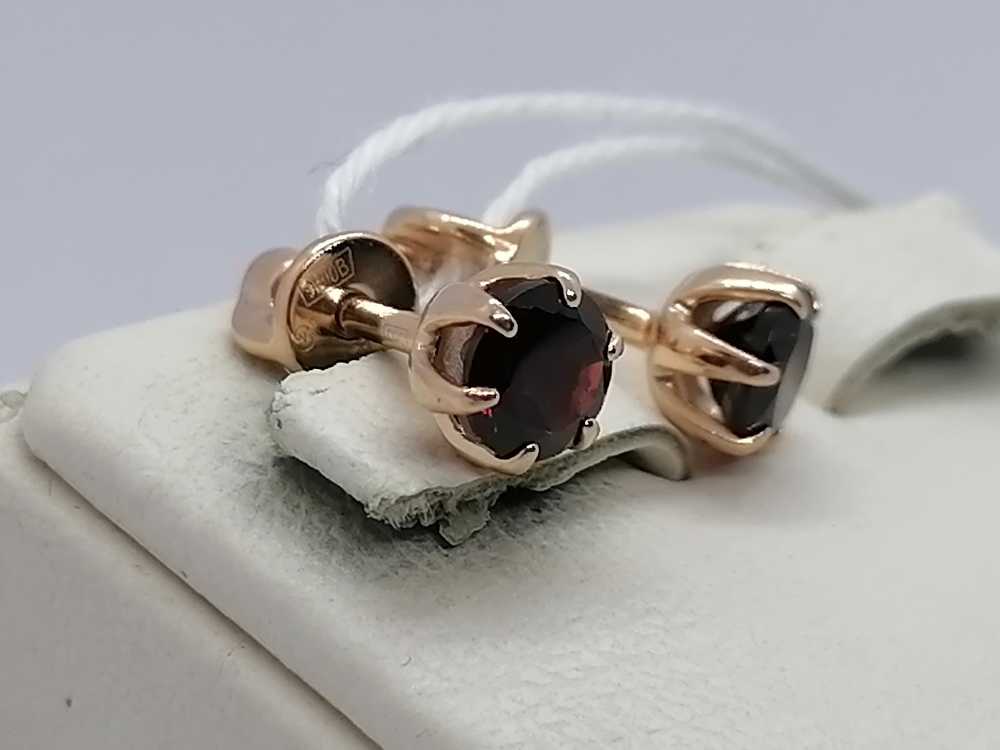 СПУС585 СЕРЬГИ ПУСЕТЫ (Au 585)
