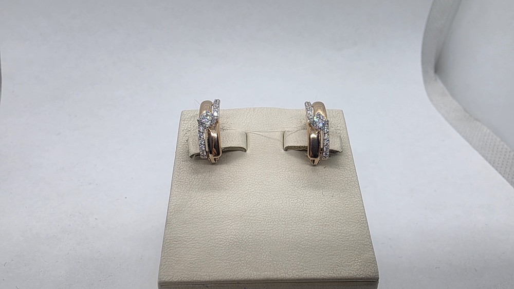 СЕРЬГИ С КАМНЯМИ (Au 585)