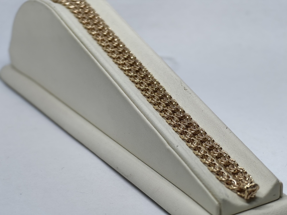 ЦЕПЬ ПУСТОТЕЛАЯ Бисмарк (Au 585)