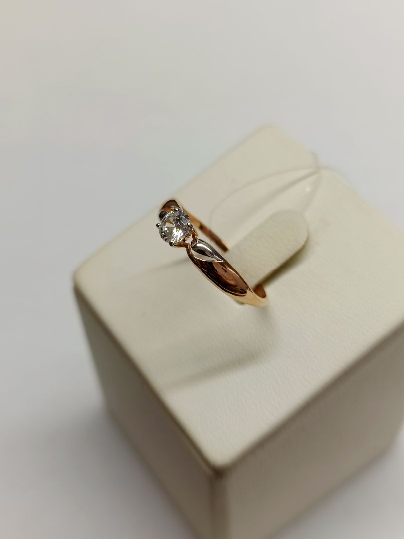 КОЛЬЦО С КАМНЕМ (Au 585)