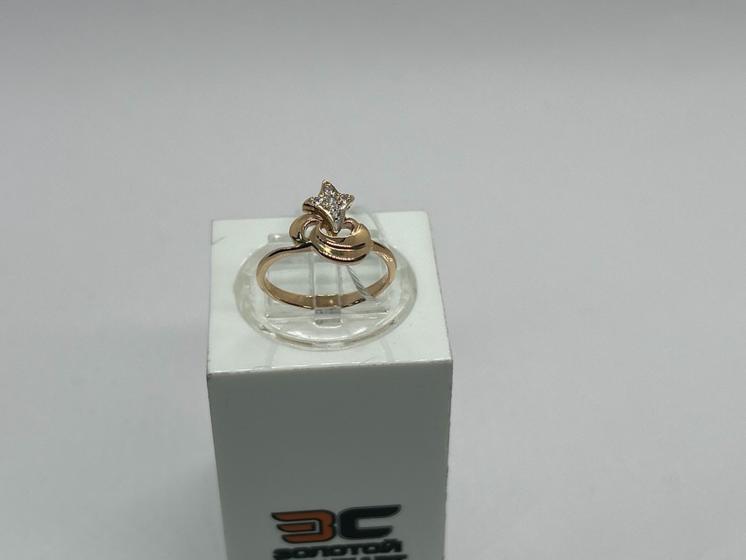 КОЛКМИ585 КОЛЬЦО С КАМНЯМИ (Au 585)