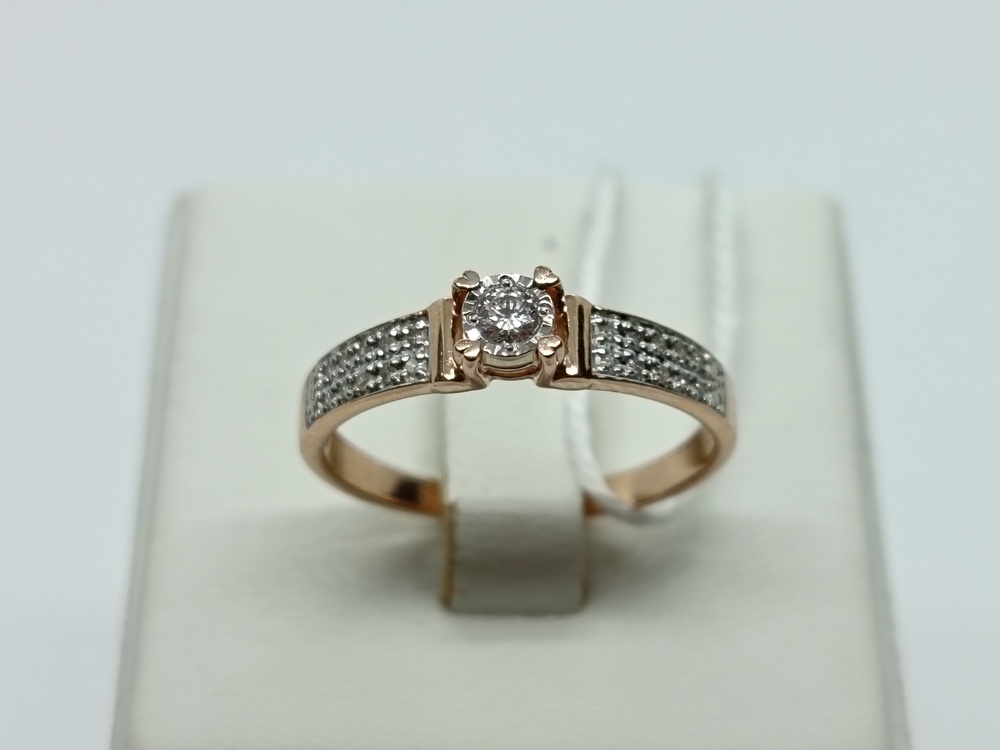 КОЛЬЦО БРИЛЛИАНТ Au 585