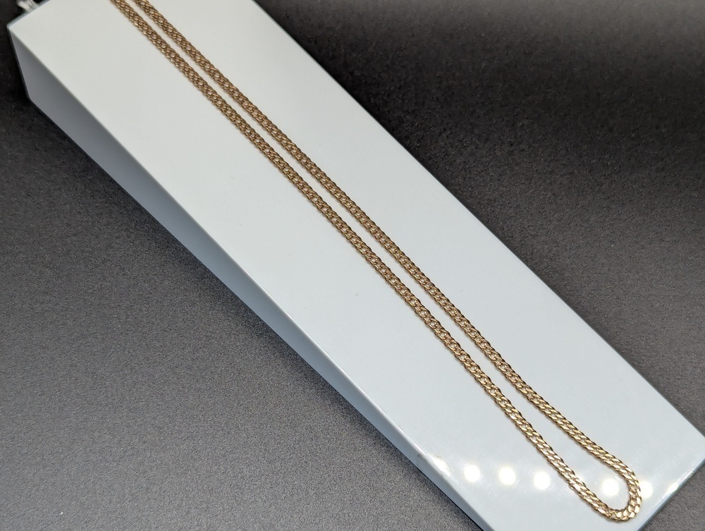 ЦЛР2585 ЦЕПЬ ПОЛНОВЕСНАЯ Ромб двойной (Au 585)