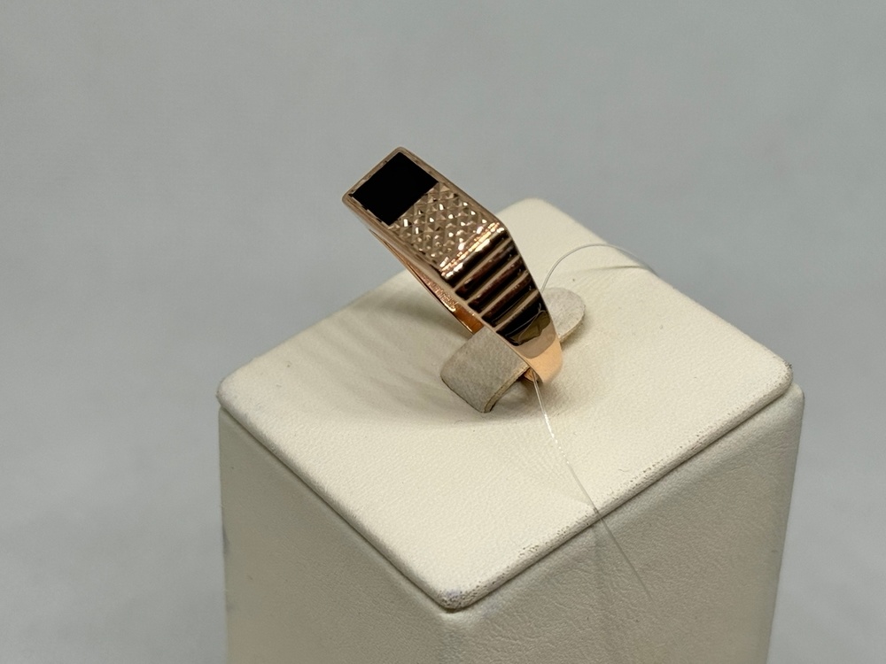 К11217783 КОЛЬЦО ПЕЧАТКА с камнем (Au 585)