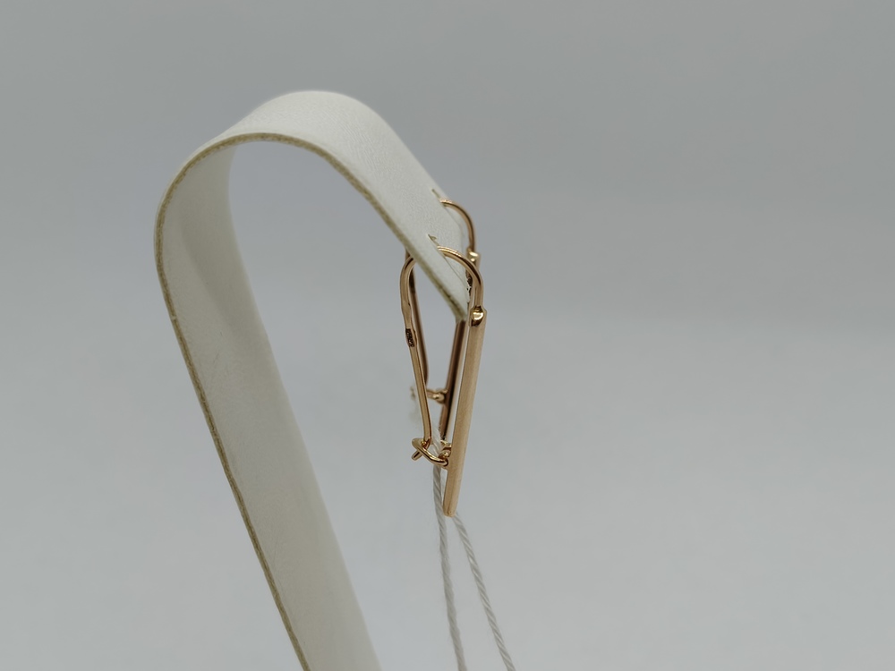 СЕРЬГИ БЕЗ КАМНЯ (Au 585)