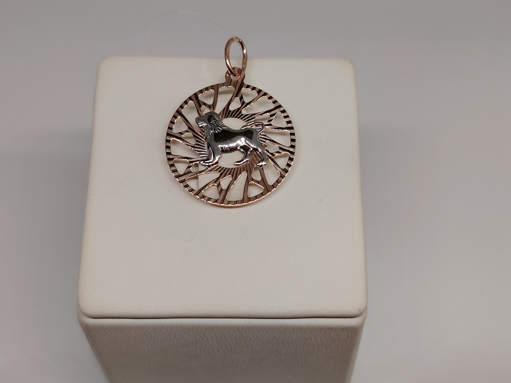 ПОДВЕСКА ЗНАК ЗОДИАКА ЛЕВ (Au 585)