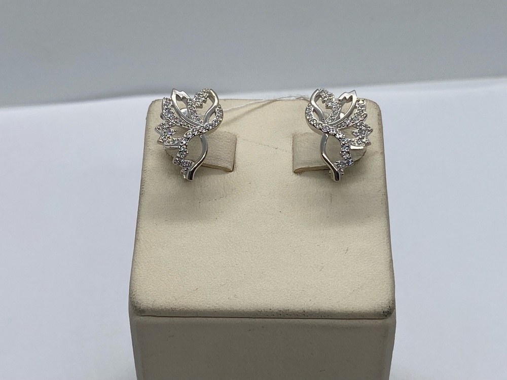 СКМИ585 СЕРЬГИ С КАМНЯМИ (Au 585)