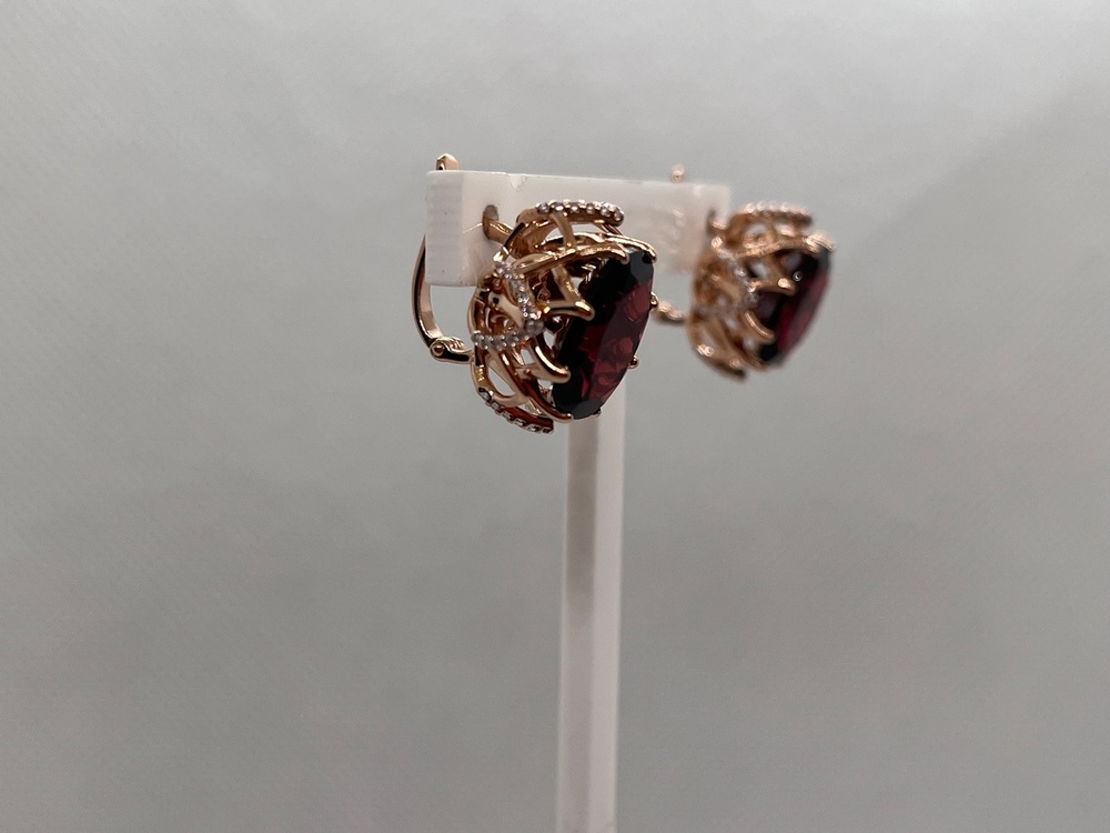 СЕРЬГИ С КАМНЯМИ (Au 585)