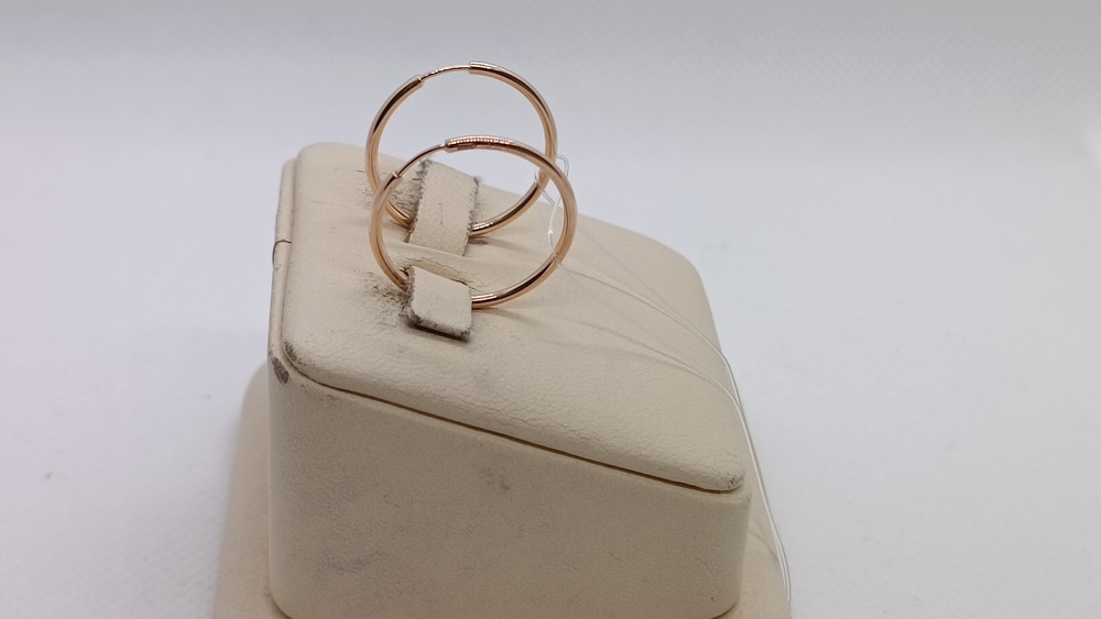 СЕРЬГИ КОНГО без камня (Au 585)