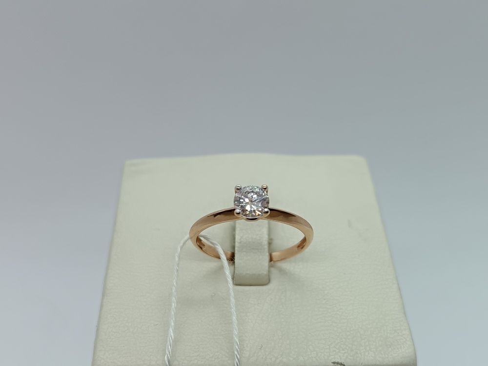 КОЛЬЦО С КАМНЕМ (Au 585)