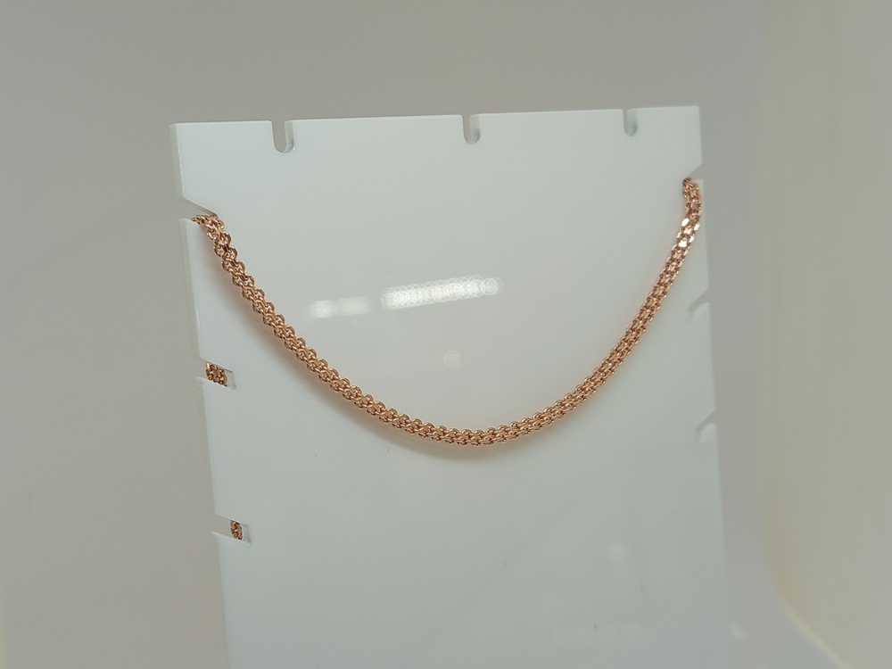 8050202П-50 ЦЕПЬ ПУСТОТЕЛАЯ Бисмарк машинный (Au 585)