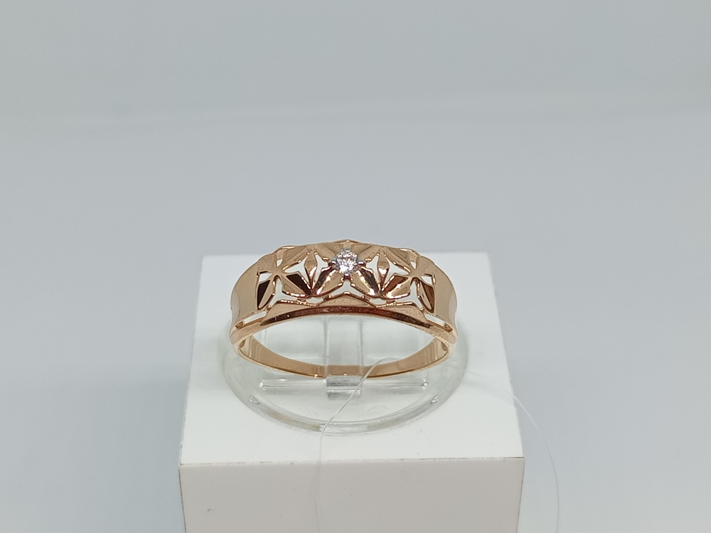 КОЛЬЦО С КАМНЕМ (Au 585)