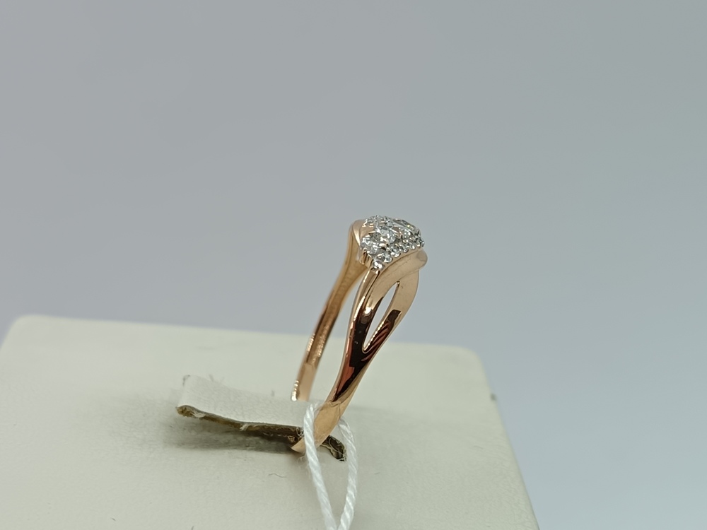 КОЛКМИ585 КОЛЬЦО С КАМНЯМИ (Au 585)