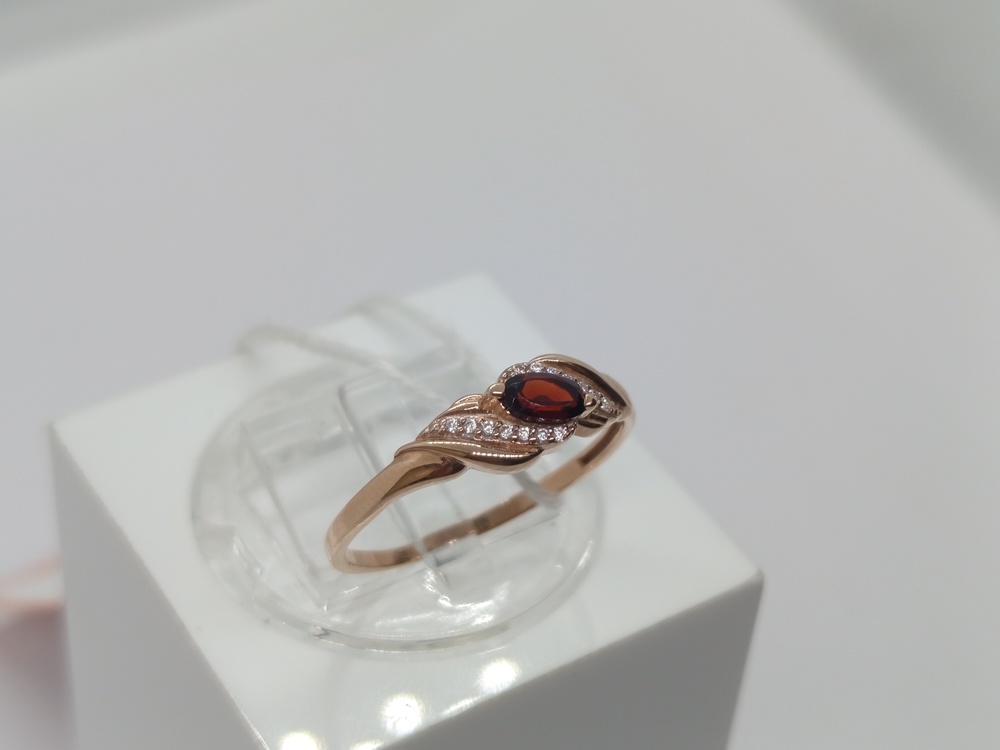 КОЛКМИ585 КОЛЬЦО С КАМНЯМИ (Au 585)