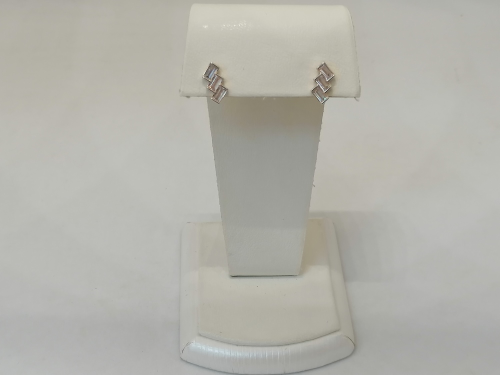 СЕРЬГИ ПУСЕТЫ с камнями (Au 585)