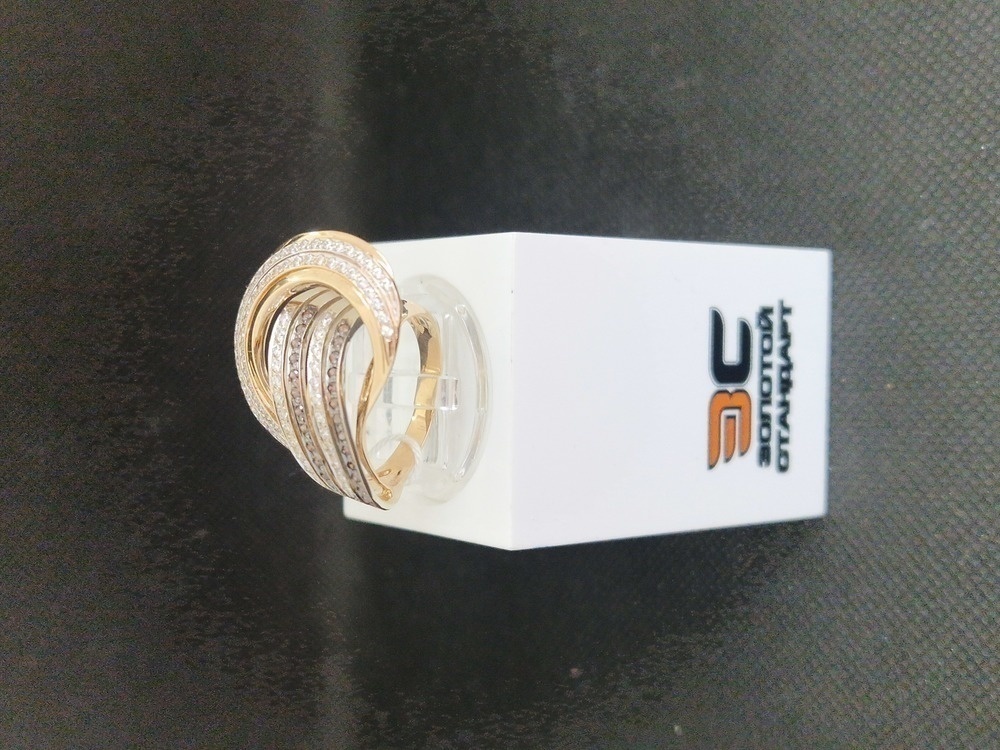 КОЛКМИ585 КОЛЬЦО С КАМНЯМИ (Au 585)