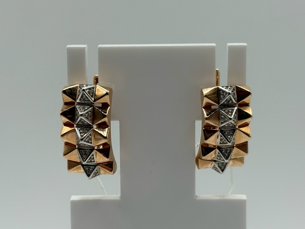 СЕРЬГИ С КАМНЯМИ (Au 585)