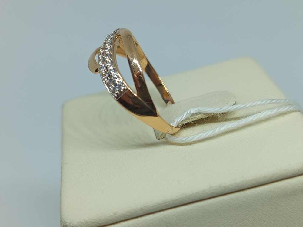 КОЛКМИ585 КОЛЬЦО С КАМНЯМИ (Au 585)