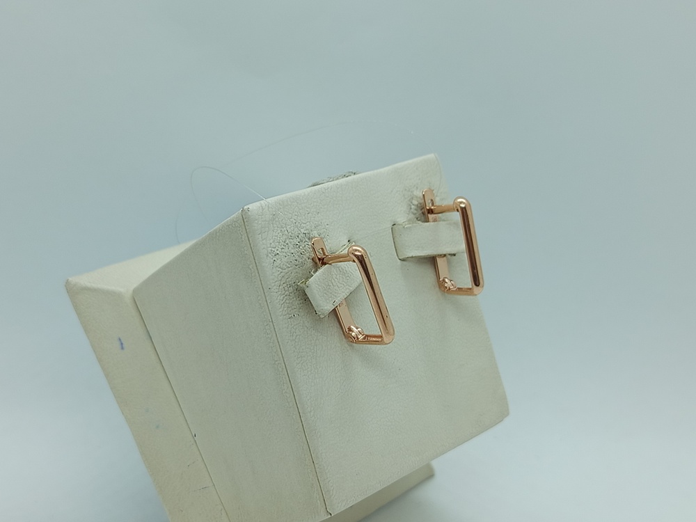 СЕРЬГИ БЕЗ КАМНЯ (Au 585)